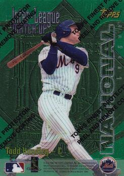 1997 Topps - Inter-League Match-Up Finest #ILM10 Todd Hundley / Bernie Williams Front