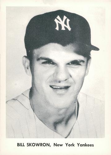 1957 Jay Publishing New York Yankees Picture Portfolio 5x7 #NNO Bill Skowron Front