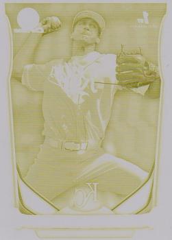 2014 Bowman Chrome Mini - Printing Plates Yellow #273 Foster Griffin Front