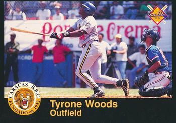 1995-96 Line Up Venezuelan Winter League #12 Tyrone Woods Front