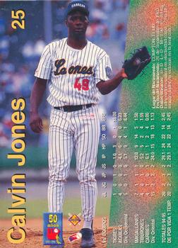 1995-96 Line Up Venezuelan Winter League #25 Calvin Jones Back