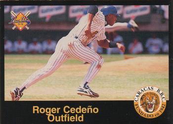 1995-96 Line Up Venezuelan Winter League #1 Roger Cedeno Front