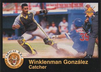 1995-96 Line Up Venezuelan Winter League #5 Wiki Gonzalez Front