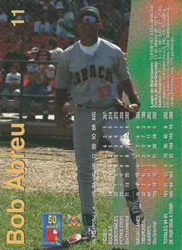 1995-96 Line Up Venezuelan Winter League #11 Bob Abreu Back