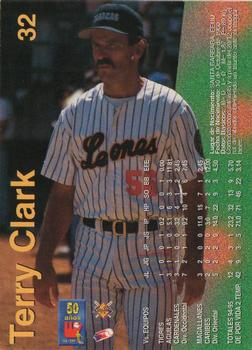 1995-96 Line Up Venezuelan Winter League #32 Terry Clark Back