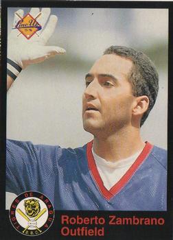 1995-96 Line Up Venezuelan Winter League #117 Roberto Zambrano Front