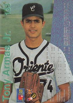 1995-96 Line Up Venezuelan Winter League #133 Tony Armas Jr. Back