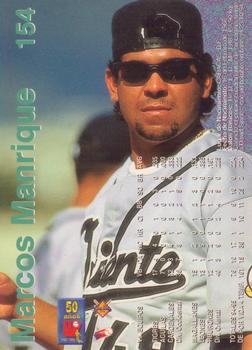 1995-96 Line Up Venezuelan Winter League #154 Marcos Manrique Back