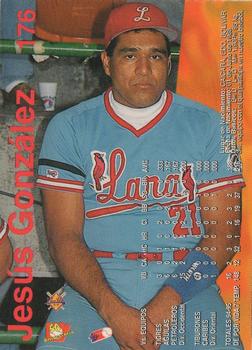 1995-96 Line Up Venezuelan Winter League #176 Jesus Gonzalez Back