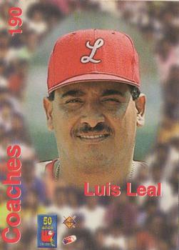 1995-96 Line Up Venezuelan Winter League #190 William Ereu / Juan Escobar / Luis Leal Back