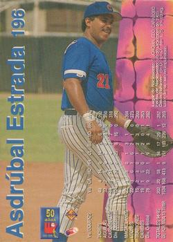 1995-96 Line Up Venezuelan Winter League #196 Asdrubal Estrada Back