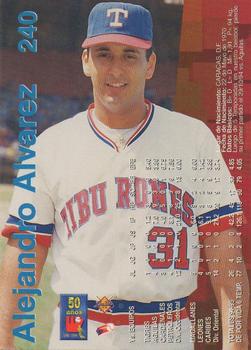 1995-96 Line Up Venezuelan Winter League #240 Alejandro Alvarez Back