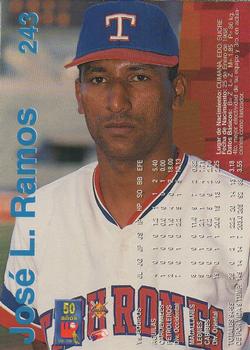 1995-96 Line Up Venezuelan Winter League #243 Jose Luis Ramos Back