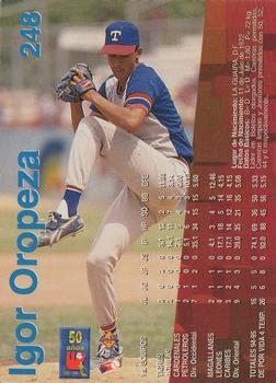 1995-96 Line Up Venezuelan Winter League #248 Igor Oropeza Back