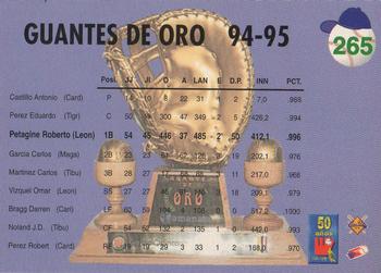 1995-96 Line Up Venezuelan Winter League #265 Roberto Petagine Back
