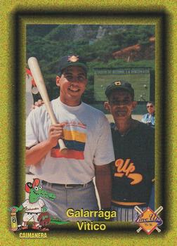 1995-96 Line Up Venezuelan Winter League #274 Andres Galarraga / Victor Davalillo Front
