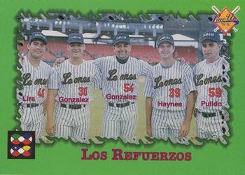 1995-96 Line Up Venezuelan Winter League #305 Felipe Lira / Jeremi Gonzalez / Gonzalez / Jimmy Haynes / Juan Pulido Front