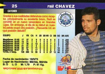 1997-98 Line Up Venezuelan Winter League #25 Raul Chavez Back