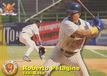1997-98 Line Up Venezuelan Winter League #44 Roberto Petagine Front