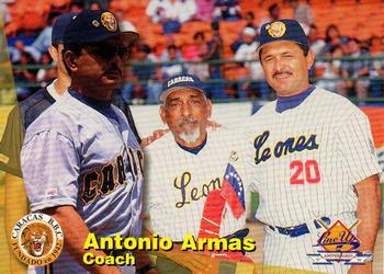 1997-98 Line Up Venezuelan Winter League #81 Antonio Armas Front