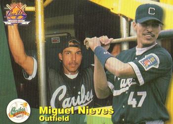 1997-98 Line Up Venezuelan Winter League #123 Miguel Nieves Front