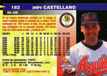 1997-98 Line Up Venezuelan Winter League #182 Pedro Castellano Back