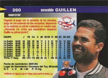 1997-98 Line Up Venezuelan Winter League #260 Ozzie Guillen Back