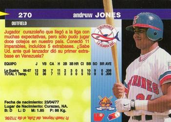1997-98 Line Up Venezuelan Winter League #270 Andruw Jones Back