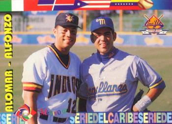 1997-98 Line Up Venezuelan Winter League #318 Edgardo Alfonzo / Roberto Alomar / Tony Pena Front