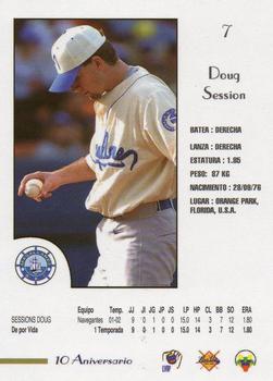 2002-03 Line Up Venezuelan Winter League #7 Doug Sessions Back