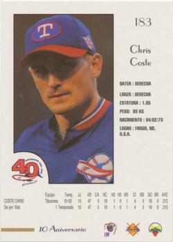 2002-03 Line Up Venezuelan Winter League #183 Chris Coste Back