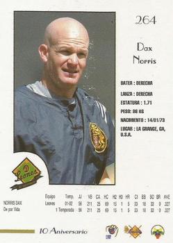 2002-03 Line Up Venezuelan Winter League #264 Dax Norris Back
