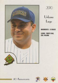 2002-03 Line Up Venezuelan Winter League #270 Urbano Lugo Back