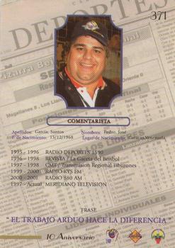 2002-03 Line Up Venezuelan Winter League #371 Pedro Garcia Back