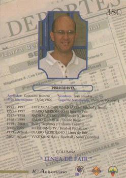 2002-03 Line Up Venezuelan Winter League #380 Ivan Gonzalez Back
