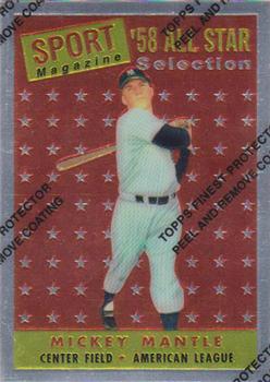 1997 Topps - Mickey Mantle Commemorative Reprints Finest #25 Mickey Mantle Front