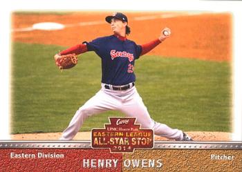 2014 Grandstand Eastern League All-Stars Eastern Squad #NNO Henry Owens Front