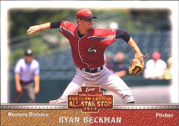 2014 Grandstand Eastern League All-Stars Western Squad #3 Ryan Beckman Front