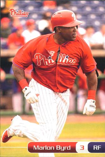 2014 Philadelphia Phillies Photocards Set 1 #9 Marlon Byrd Front