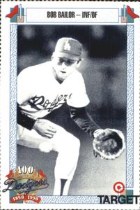 1990 Target Dodgers #26 Bob Bailor Front