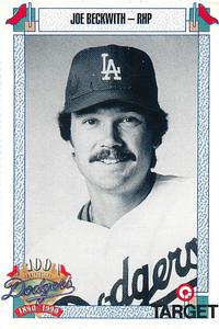 1990 Target Dodgers #41 Joe Beckwith Front