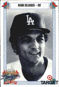 1990 Target Dodgers #43 Mark Belanger Front