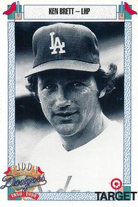 1990 Target Dodgers #74 Ken Brett Front