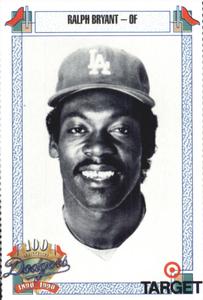 1990 Target Dodgers #87 Ralph Bryant Front