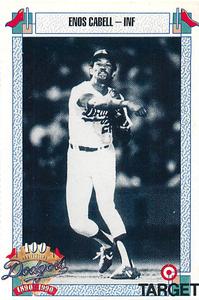 1990 Target Dodgers #98 Enos Cabell Front