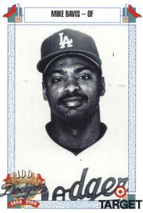 1990 Target Dodgers #169 Mike Davis Front