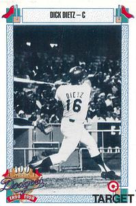 1990 Target Dodgers #185 Dick Dietz Front
