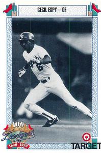 1990 Target Dodgers #224 Cecil Espy Front