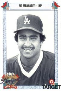 1990 Target Dodgers #238 Sid Fernandez Front