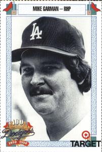 1990 Target Dodgers #268 Mike Garman Front